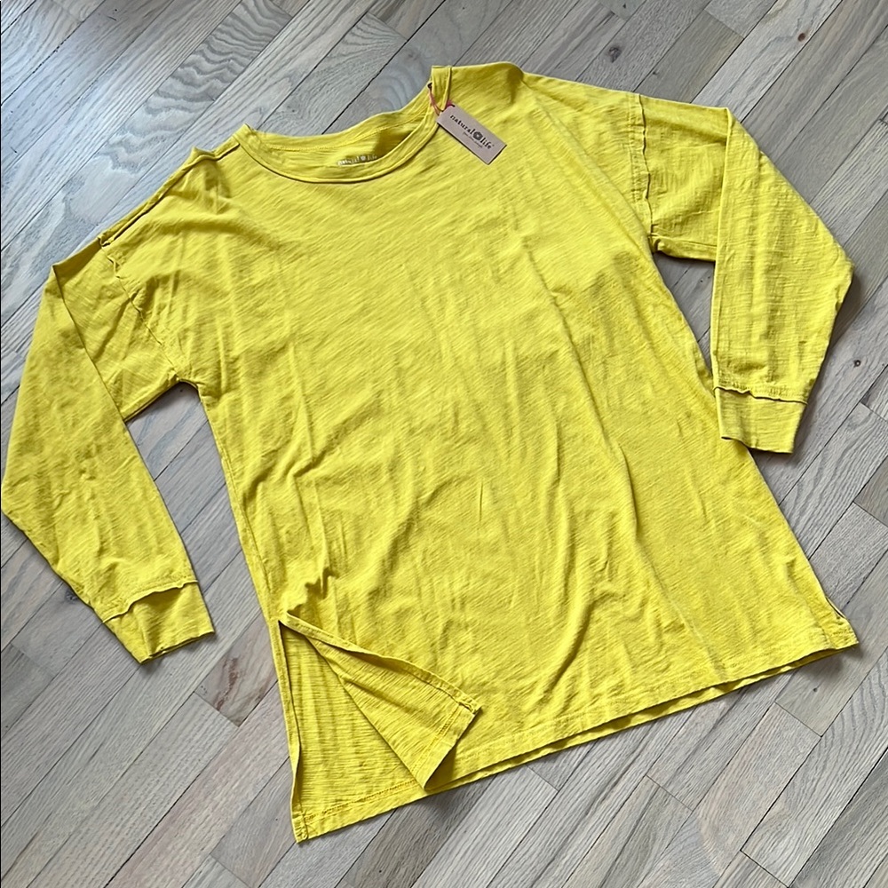 Bright Yellow Long Sleeve Shirt